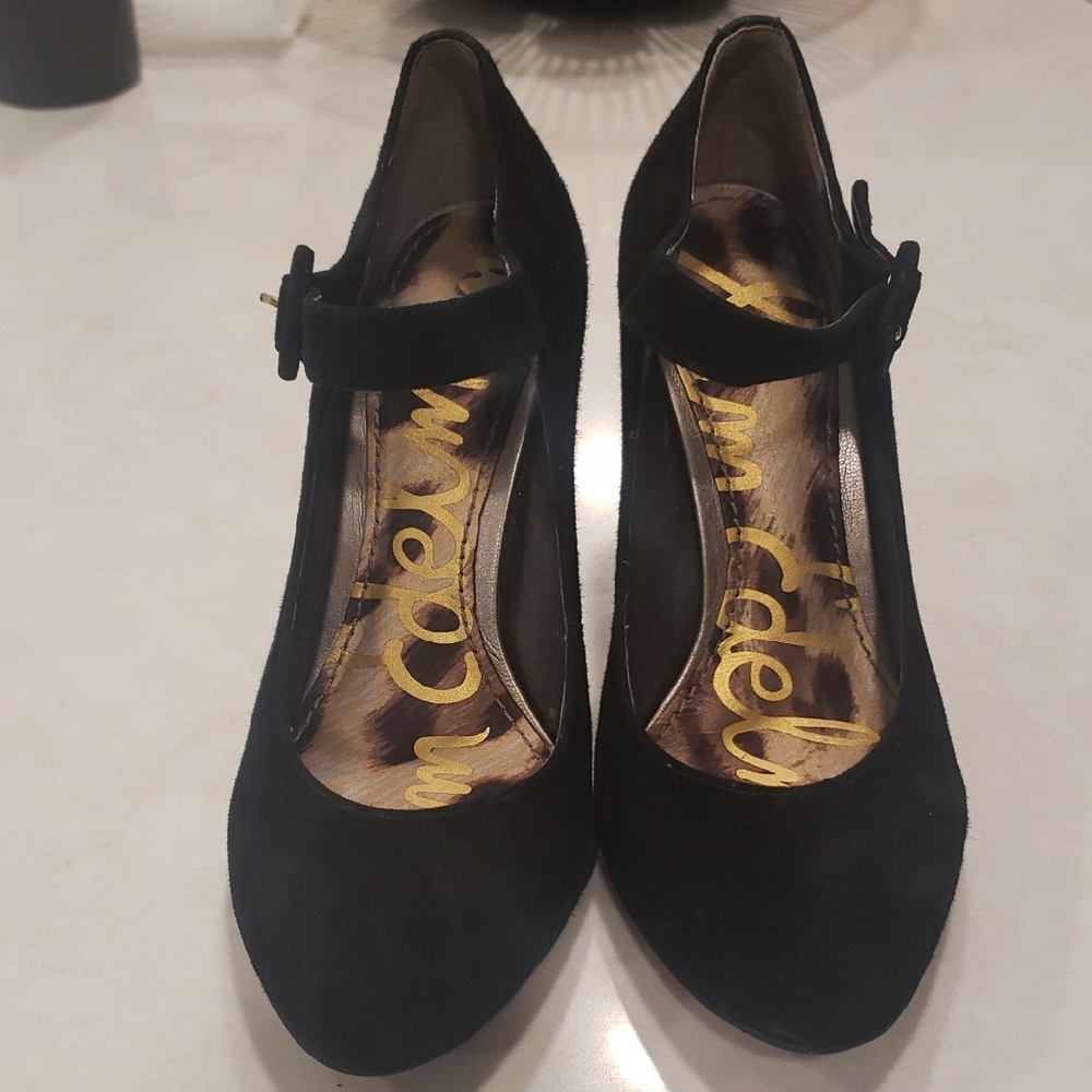 Sam Edelman Black Heels with Strap